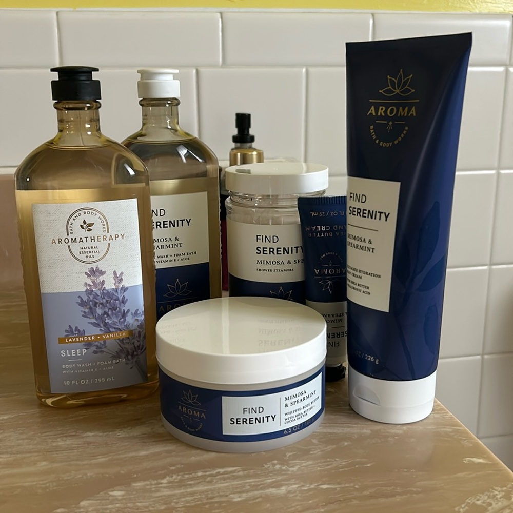Bath & Body Works LOT Aromatherapy Find Serenity